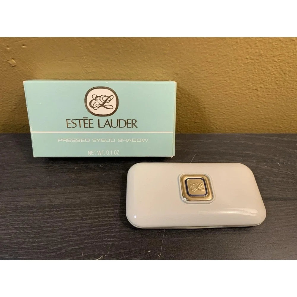 Estee Lauder Vintage Pressed Eyelid Shadow Antique Silver 11 Single Compact New